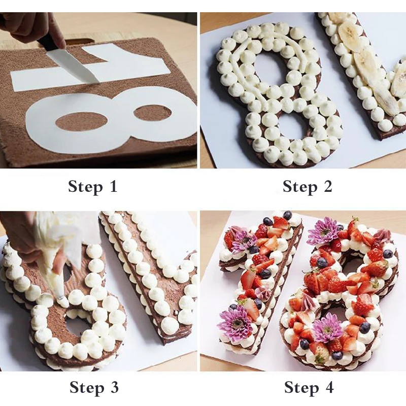 Pentagram Shape Cake Mould Chocolate Cookie Pastry Dessert Molds Cake Decoration Tools Eco-friendly PET Baking Accessory