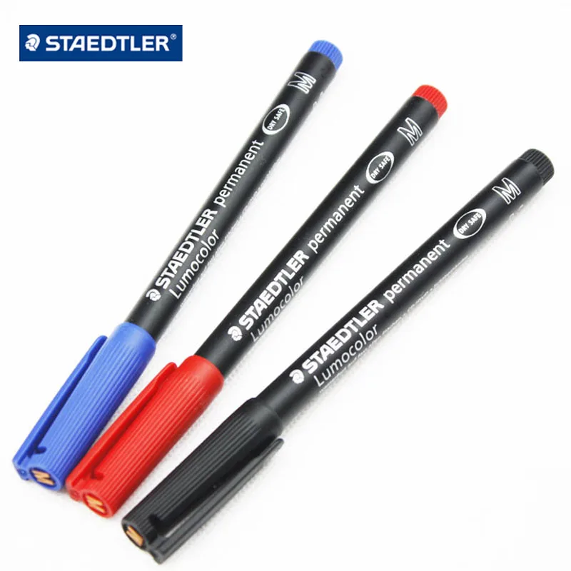 STAEDTLER  Lumocolor  Permanent Universal Marker pen CD Film Opaque Pen Germany 313 314 317 318