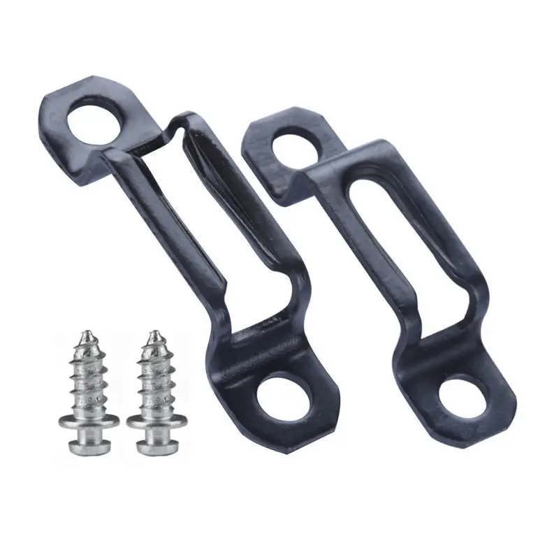 10set Furniture hidden connector cabinet Assembled parts Black screw Slide buckle fastener wardrobe combination Accessories