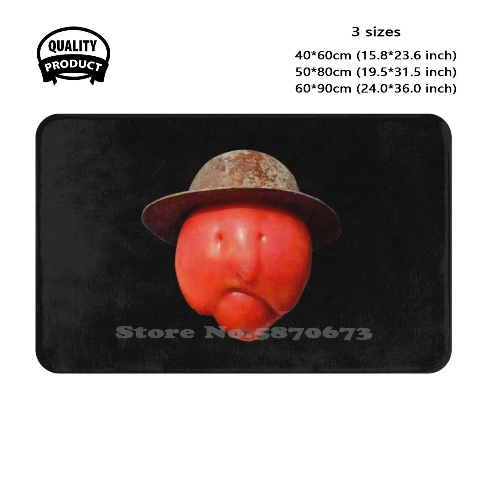 El cojín suave del tomate del pájaro, Alfombra de la puerta del hogar, alfombra del coche, baloncesto, el Tomatoe del pájaro