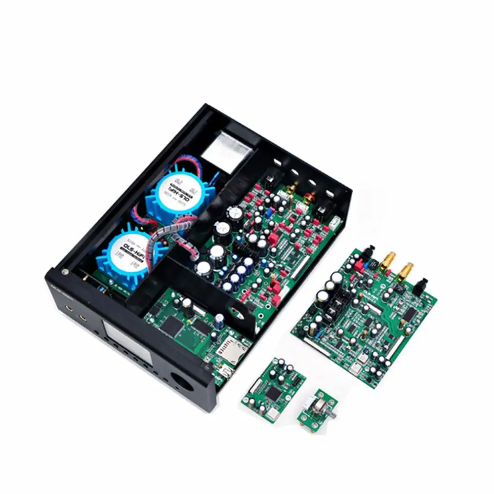 Quloos QA860 Hi-Fi цифровой плеер без потерь AD1955 ЦАП LME49720 + OPA2134 24 бит/192 кГц DSD64 коаксиальный/оптический вход FLAC музыкальный плеер