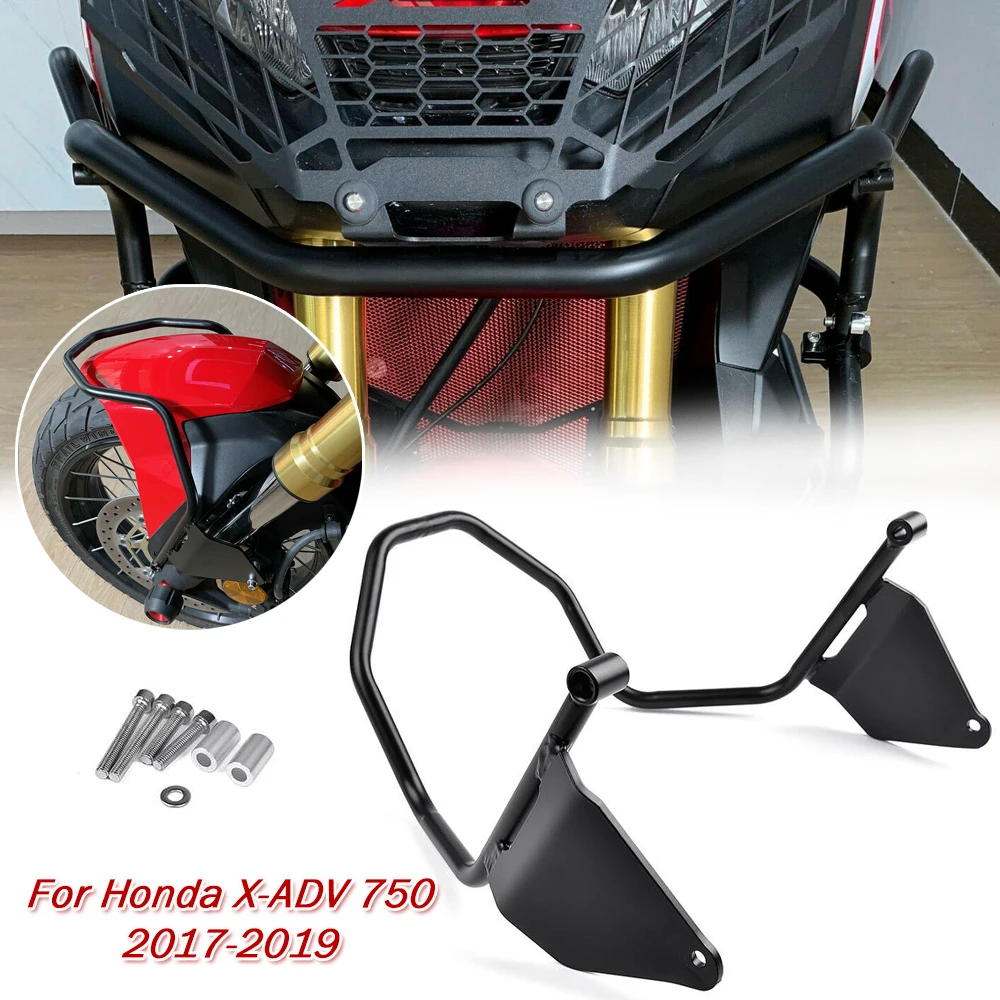 

For X ADV 750 Front wheel Cover Bumper Steel Frame Protector for Honda X-ADV X ADV 750 2017-2022 Front Fender Upper Crash Bar