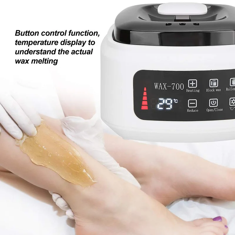 500ml Wax Heater Professional SPA Hand Epilator Feet Paraffin Wax Machine Electric Hair Removal Wax Warmer Depilatory for Legs