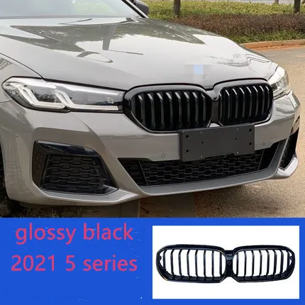 

Решетка для переднего бампера автомобиля для BMW 5 серии 525li 530 2018-2021, гоночные решетки, внешние аксессуары