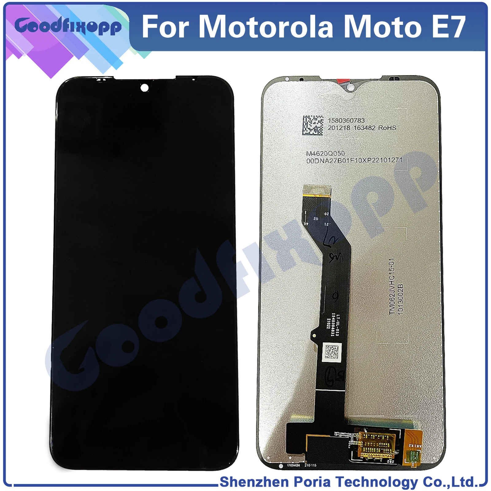 

For Motorola Moto E7 2020 XT2095 XT2095-1 XT2095-2 XT2095-3 LCD Display Touch Screen Digitizer Assembly Repair Parts Replacement
