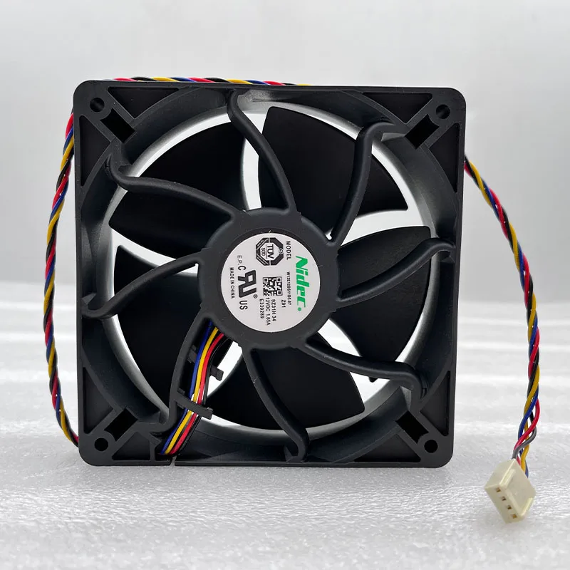 Nieuwe Btc Bch Zec Mijnwerker Fan 6000Rpm 4 Draad 12V 2.7A 120*120*38Mm Voor s7 S9 S15 L3 T9 T17 Voor Bitcoin Miner