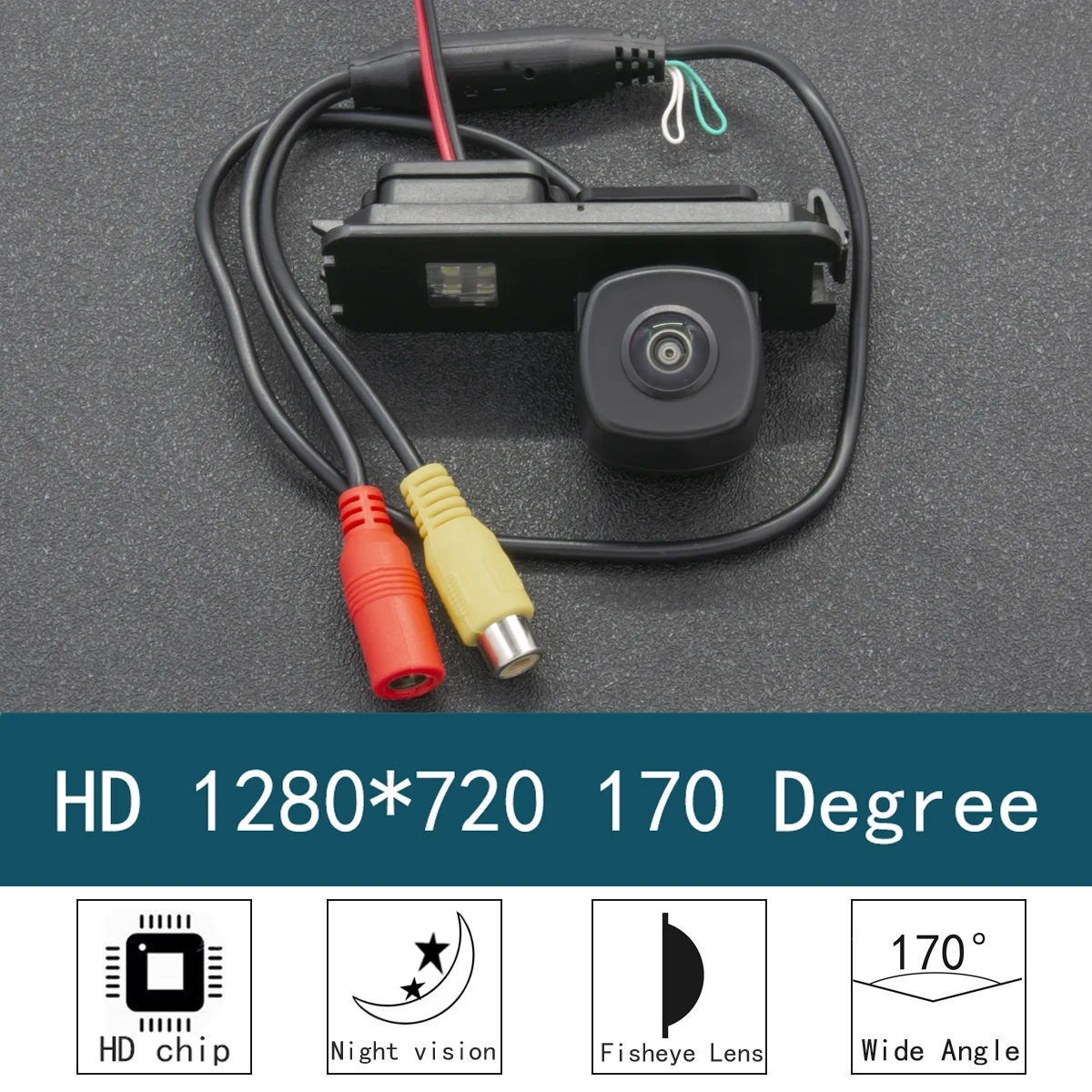 HD 1280*720 Fisheye Lens 170° Reversing Rear View Camera For Seat Altea XL/Freetrack 2007~2015/SEAT Toledo Mk4(NH) 2011~2018