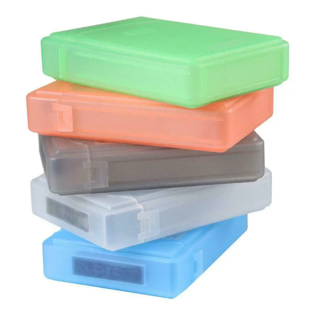 3.5 inch Plastic Hard Disk Box Portable HDD Protection Storage Box for PC Laptop Hard Disk Case desktop Business Storage Box
