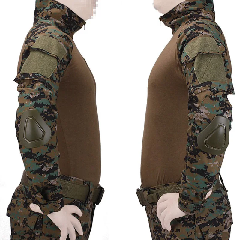 VULVO BDU Uniforme Táctico Jungle Digital – Camisa y Pantalón