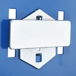 DRELD 30x95MM Metal Display Rack Tool Hanging Hook Metal Good Shelf Hooks Square Hole Plate Tool Household Kitchen Storage Tool