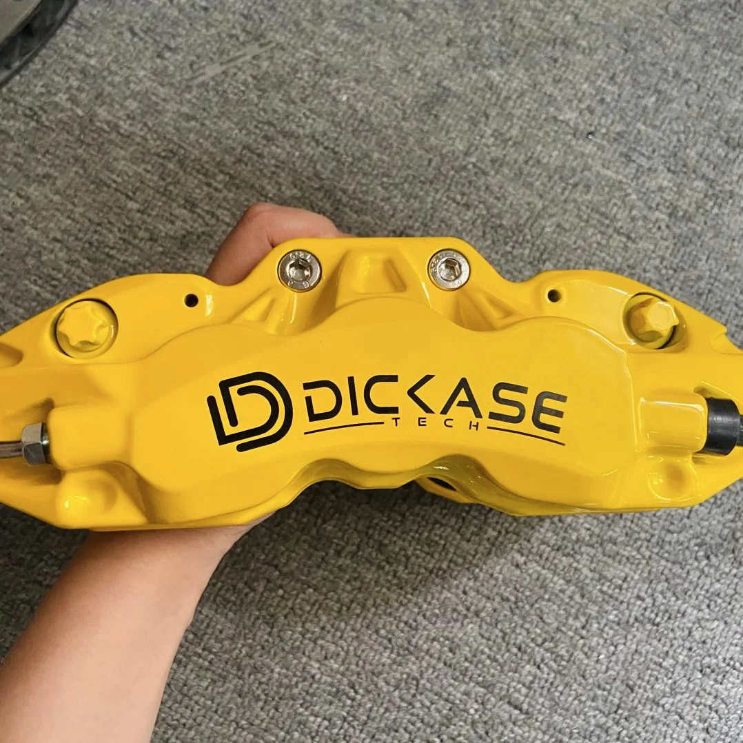 Discase 6 Pot big Brake Caliper Yellow Color With 380*32mm Cross Drilled Rotor For Bmw X6 E71 Front 20 Inch