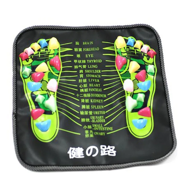 Shiatsu Plate Foot Massage Cushion Foot Reflexology Pad Acupoint Foot Pad Pebble Acupoint Toe Pressing Board  Massage Machine