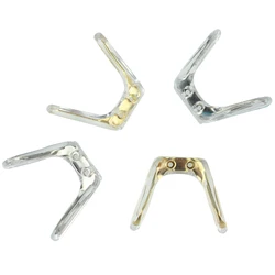 10pcs Eyeglasses Silicone Nose Pads Gold Silver Metal Core Glasses Bridge