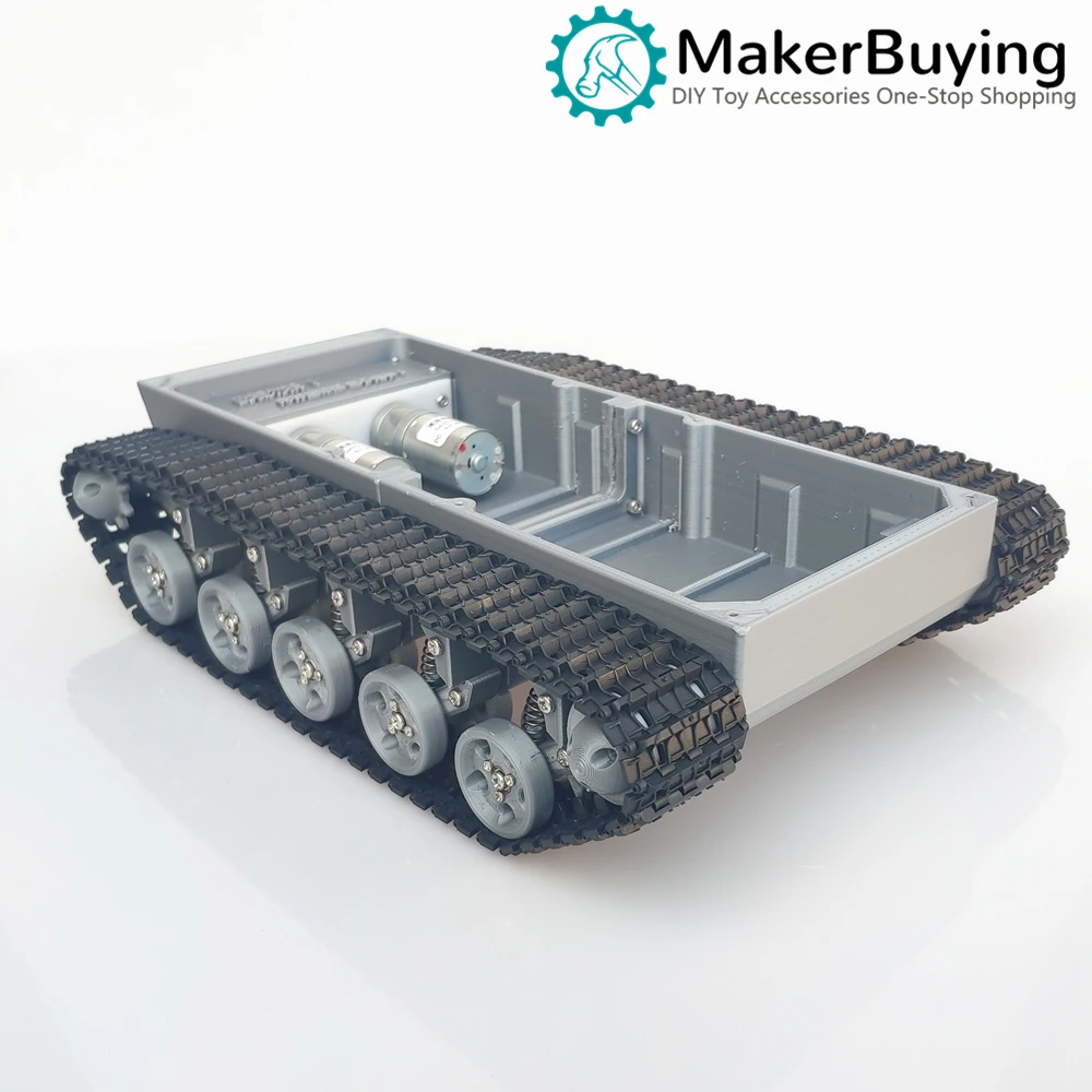 Tracked tank chassis shock absorption suspension DIY homemade smart car upgrade accessories 3d printing production