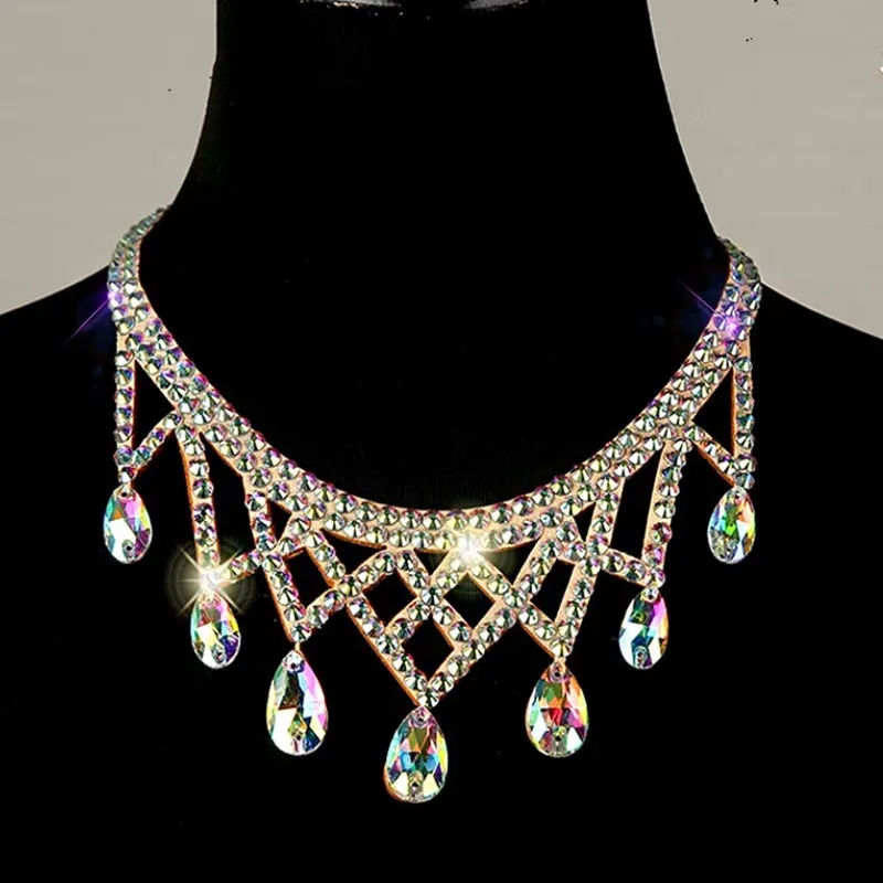 Buikdans Zigeuner Sieraden Accessoires Glans Strass Ketting Bikini Riem Voor Vrouwen En Meisjes Bling Bling Show Kostuum