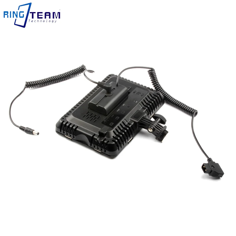 ถอดรหัส Anton V พอร์ตแบตเตอรี่ D-TAP To NP-F550 F550 DC Coupler DK-415ตัวแปลงแบตเตอรี่สำหรับกล้องโซนี่ Light Monitor Coiled Cable