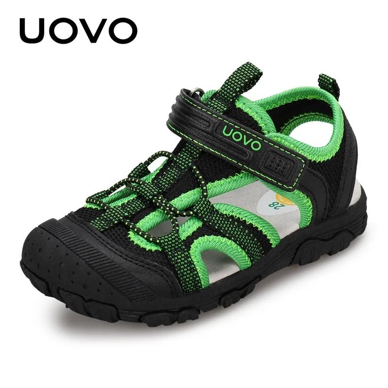 Kids Fashion Shoes 2024 Sock Style Color Matching Design Soft Durable Rubber Sole Comfortable Boys Sandals With #22-35