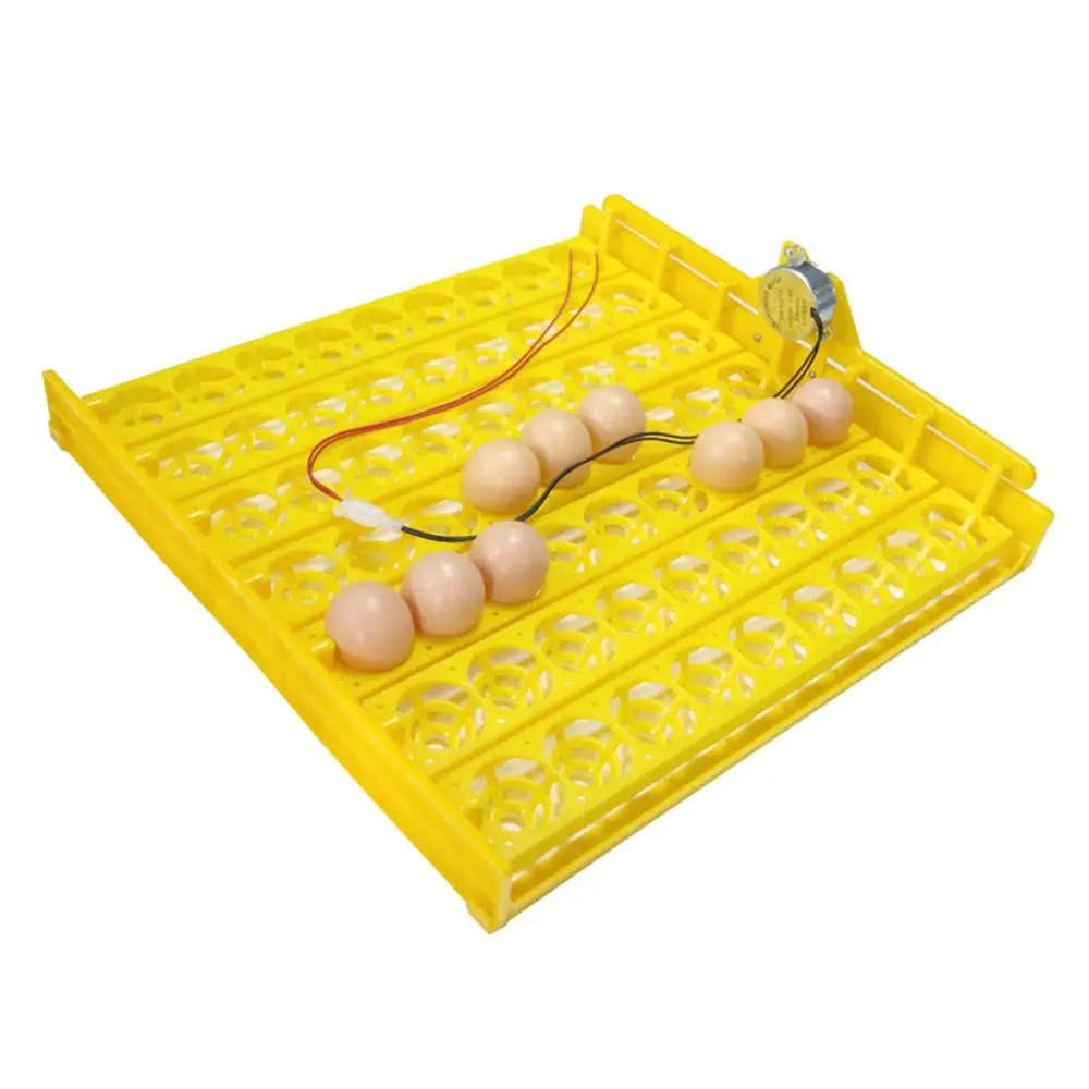 63 Eggs Incubator Turn Tray Chickens Ducks Poultry Automatically Incubator Turntable Turn Eggs Incubation Equipment 1 Set