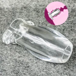 Transparent Hollow Anal Plug For Women Vagina Anal Dilator  Prostate Massager Sex Toys For Adult Enema Anus Shower SM Products