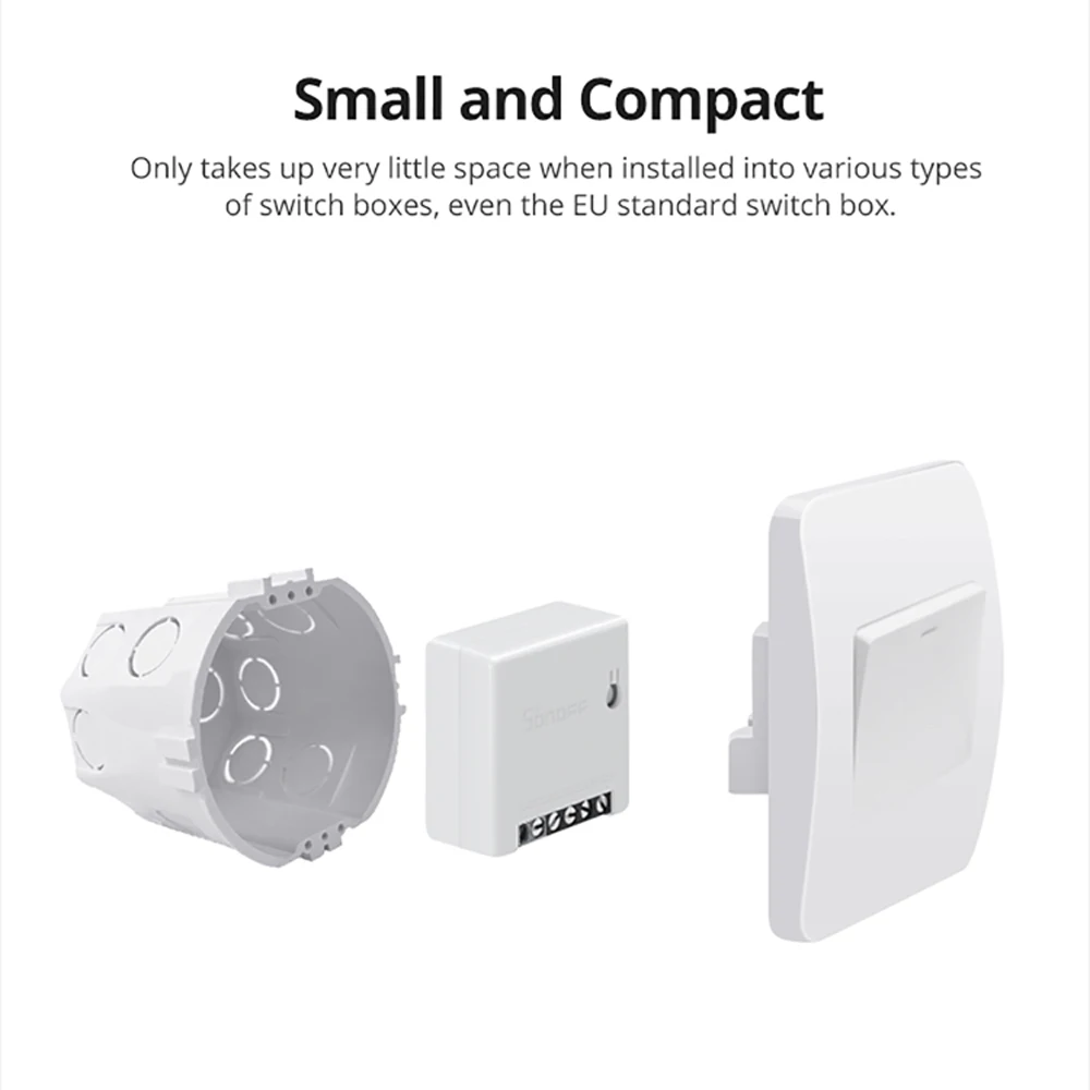 Sonoff MINI2 APP fai-da-te telecomando intelligente programma Timer stato di accensione vocale modalità fai-da-te Wifi bidirezionale Smart Switch Smart Home
