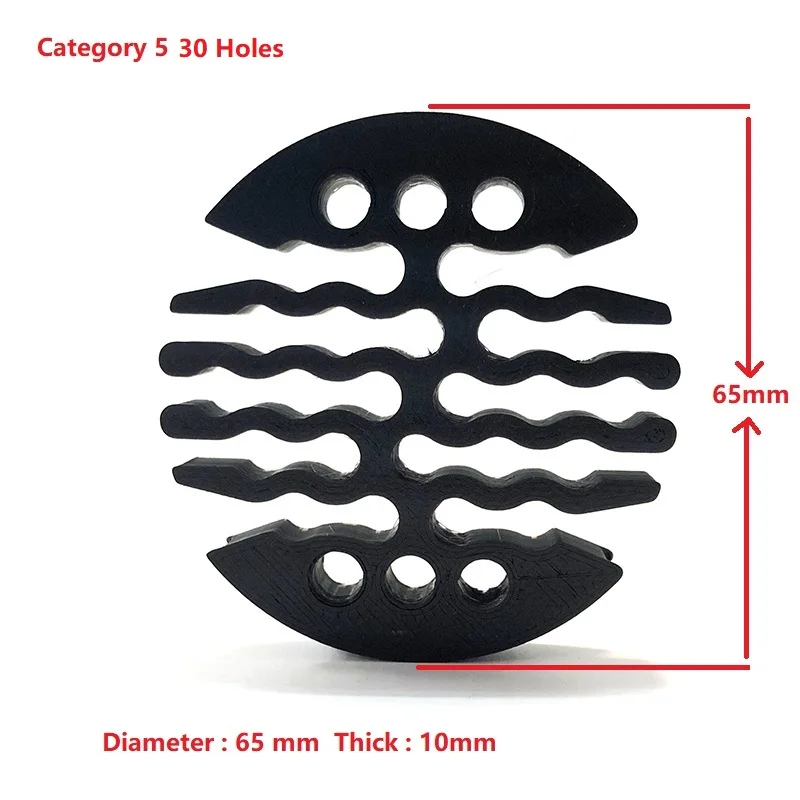 5 category 6 category module Network cable lines comb machine Wire 24/30 holes harness Arrangement tidy tools for computer room