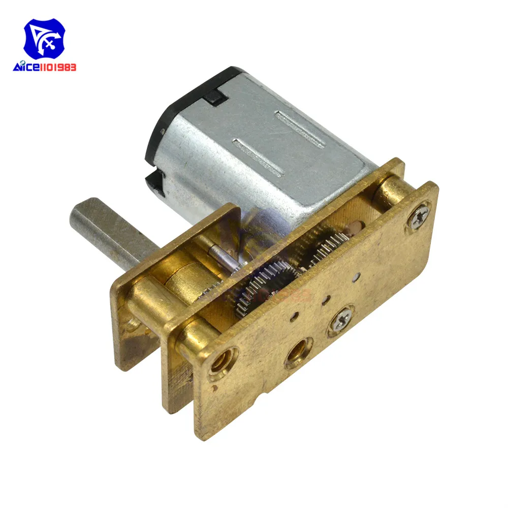 diymore GA1024-N20 24GM-N20 DC Gear Motor 100PRM 6V for Toy Car Robot Model Airplane Engine Toys Reduction Motor