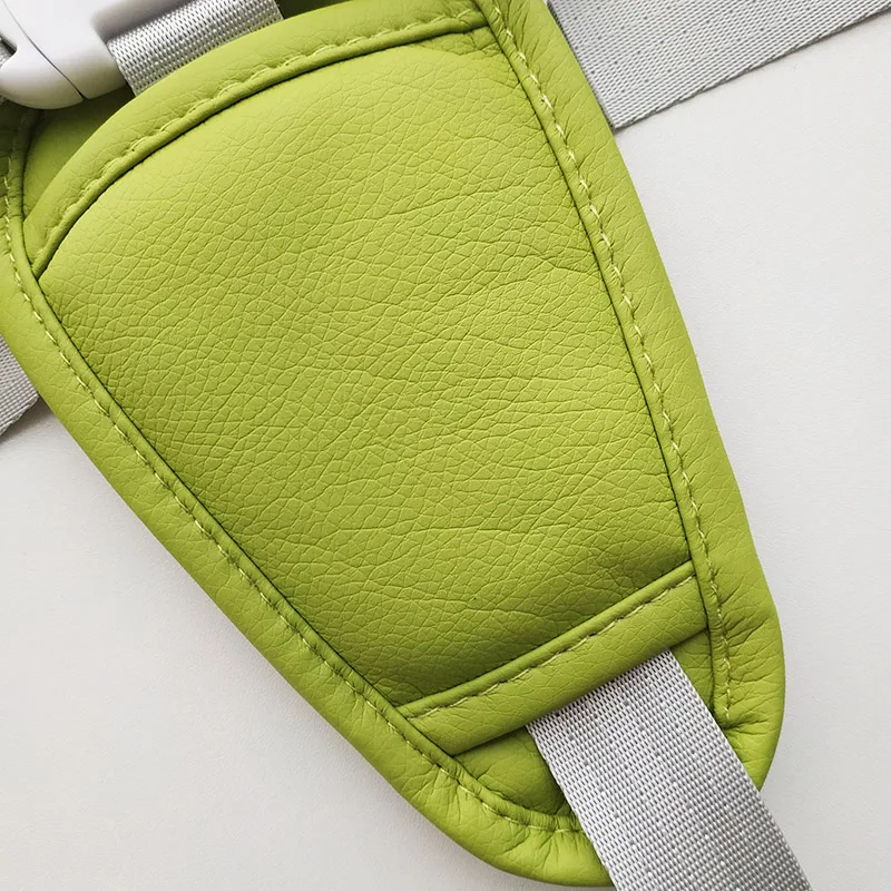 Cintura di sicurezza per bambini spalla cavallo Pad per sedia da pranzo carrello per bambini imbracatura cintura di sicurezza per bambini accessori in pelle PU Bebe