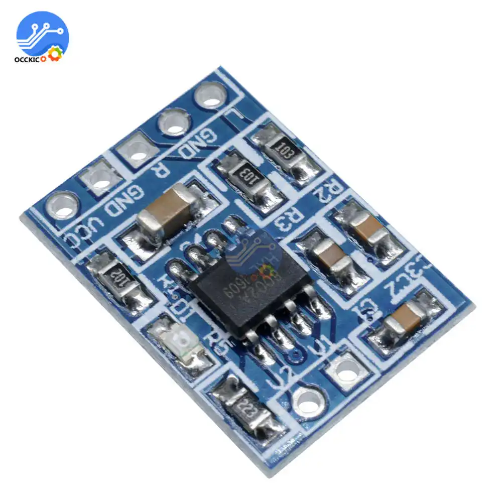 Mini HXJ8002 Mono amplifikatör kurulu BTL ses güç ses ses AMP kurulu hoparlör için 2.0-5.5V