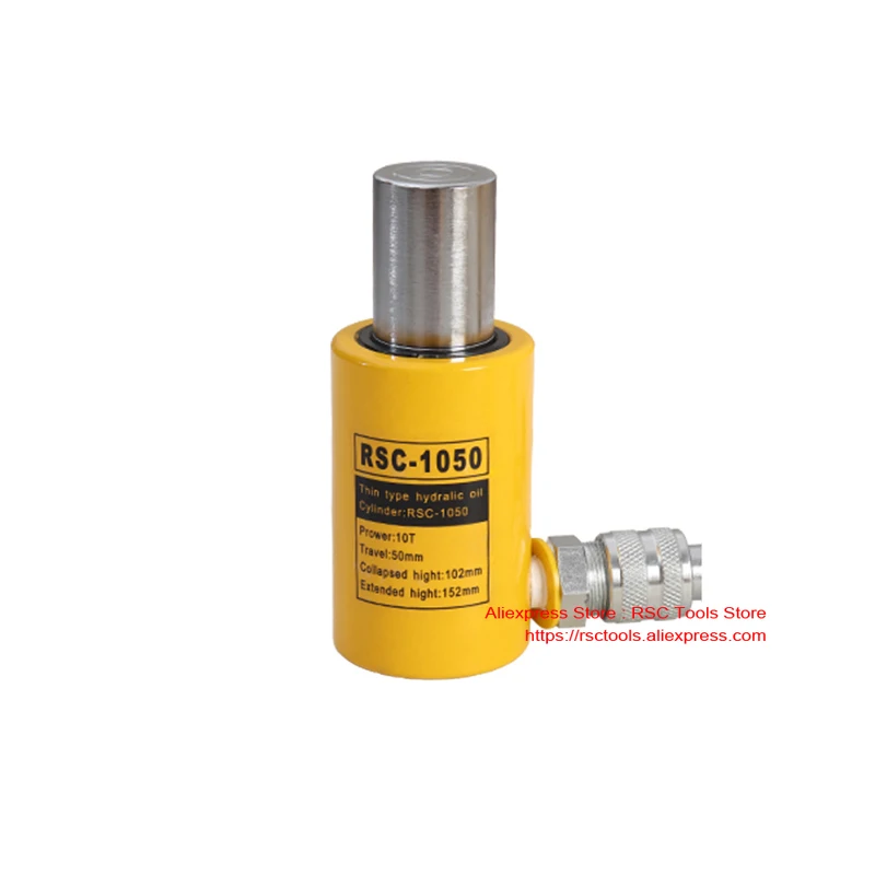 

Low Height Hydraulic Cylinder RSC-1050 Hydraulic Jack with tonnage of 10T, work travel of 50mm