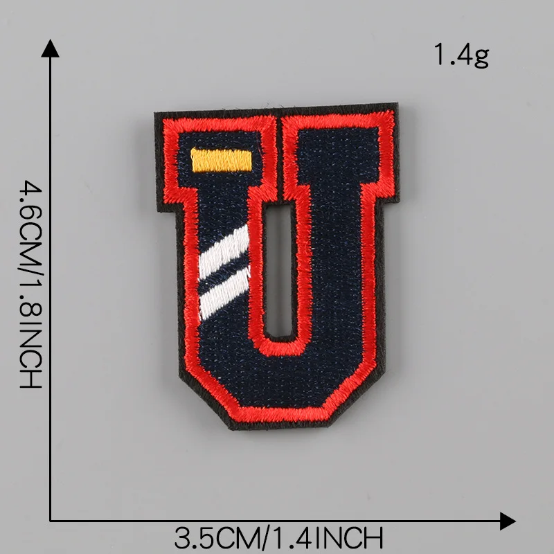 Velcros łatki litery paski angielski litera alfabetu hafty naklejki nazwa naszywki wojskowe taktyczne akcesoria odzieżowe
