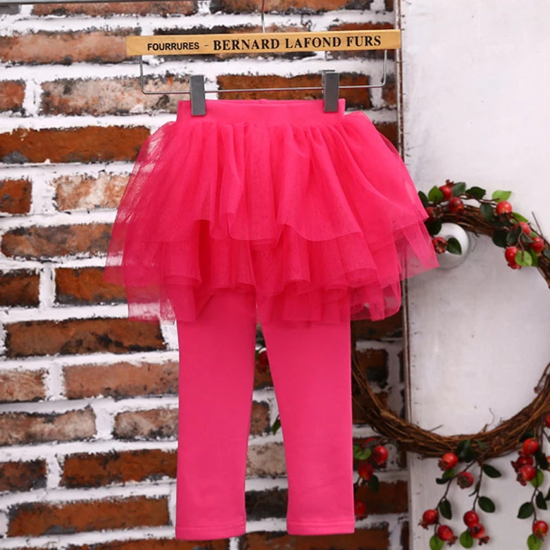 Spring Summer Girls Pants Children Clothing Skirt Leggings Cotton Pencil Baby Tutu Pants Toddler Trousers LZ718