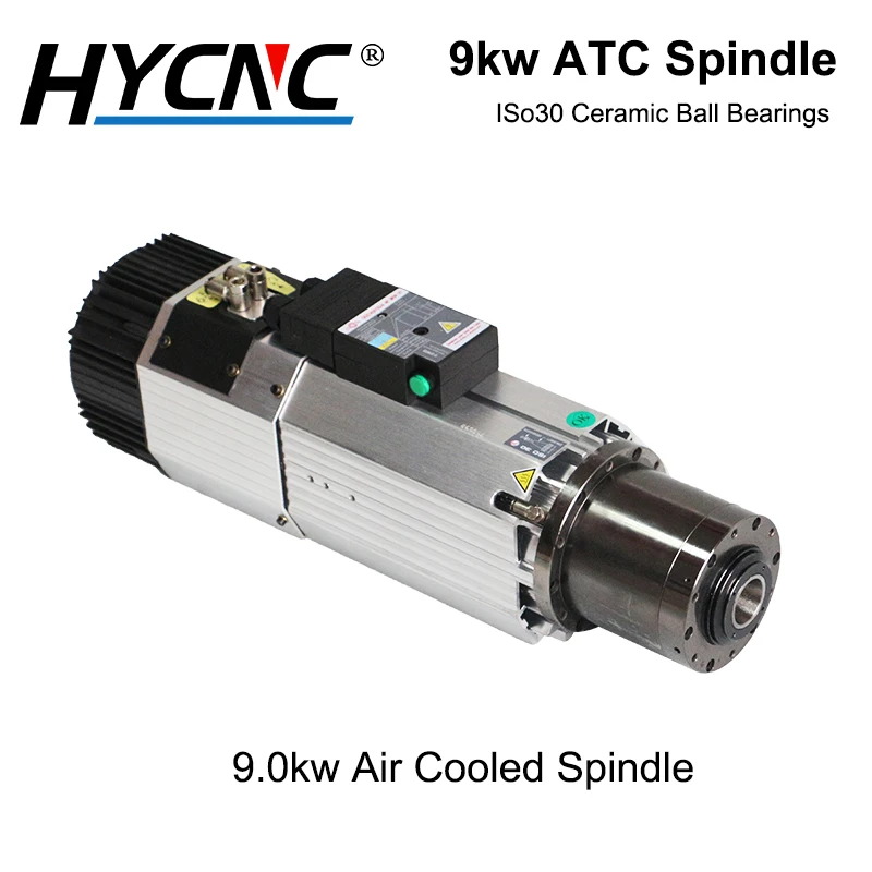 

Atc 9kw Automatic Tool Change Spindle Air-cooled Iso30 Holder Chuck Iso 30 380v 220v Cnc Woodworking Engraving Motor