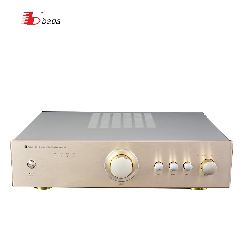 

Bada DC-222 Integrated fever audio power amplifier pure transistor dual-channel HIFI high-fidelity power amplifier 90W*2