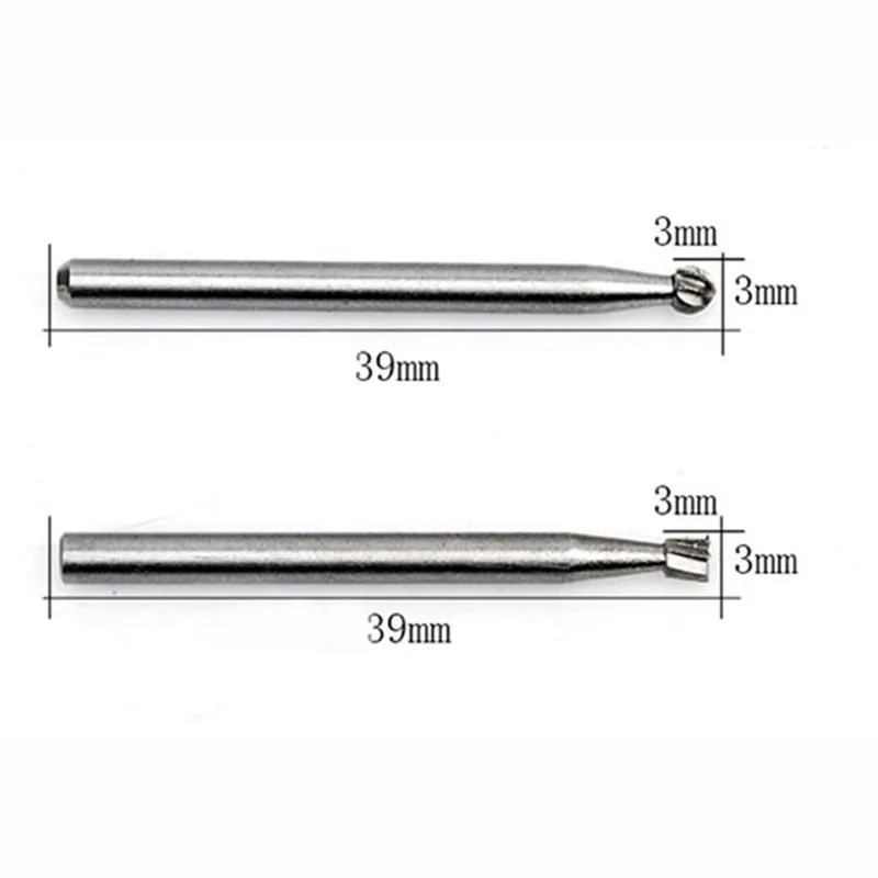 6Pcs HSS Routing Router Drill Bits Set Milling Cutter Rotary Burr Tool CNC Engraving Abrasive Tools Wood Metal Milling Cutter