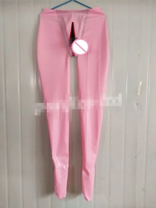 

Latex Gummi Rubber Handsome Sexy Man Pink Pants Trousers Size XXS-XXL