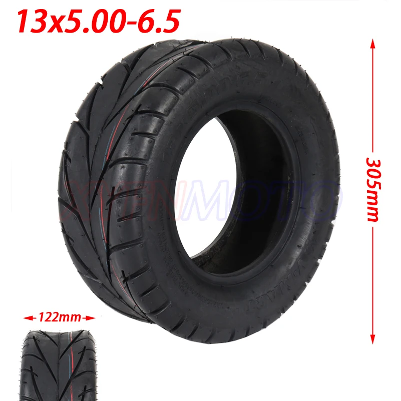 

13x5.00-6.5 13 Inch Tubeless Tyre for Go-Kart Scooters Motorcycle FLJ K6 Tire Vacuum Tire Wheel Scooter accessories 13*5.00-6.5