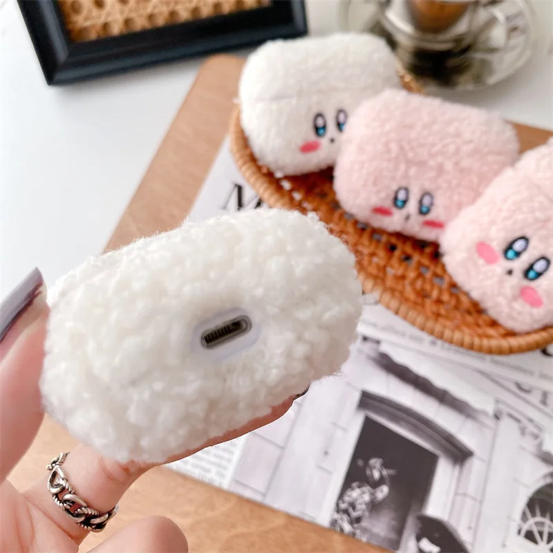 冬のシーズン用のキーホルダー付きぬいぐるみケース,Apple Airpods 1 2 pro用の素敵なソフトケース,Airpods2用のアクセサリー