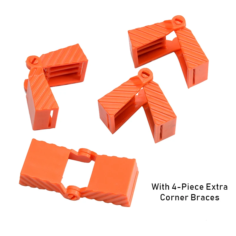 Band Clamp with Extra 4pcs Corner Jaws Woodworking Frame Clamp Strap Holder Irregular Shapes Angle Strap Belt Clamps