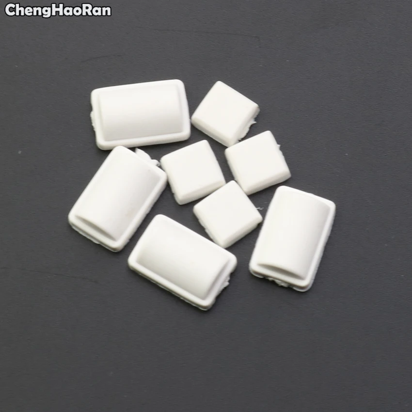 ChengHaoRan Cho WII Miếng Lót Cao Su Trắng Đen Ốp Vít Chân Cao Su Bao Bộ Điều Khiển WII