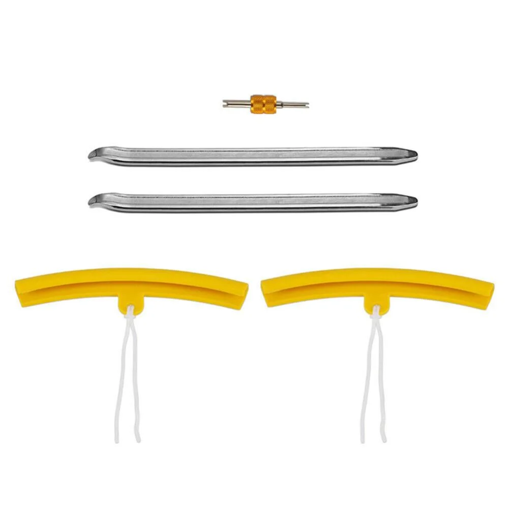 Outil de levier de changeur de fer pour pneus de moto 12 "7.5", protecteur de jante de roue avec Valve en fer, Kit de leviers de démontage et de réinstallation