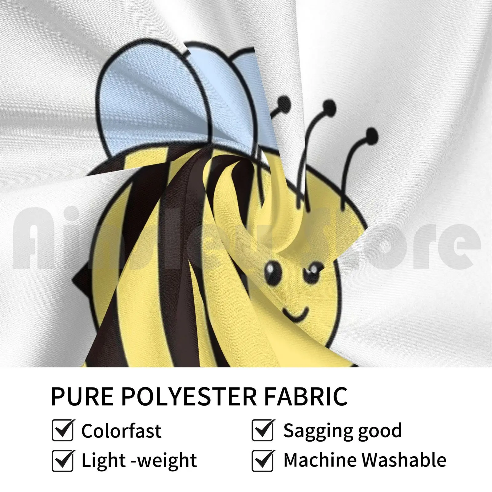 Bumblebee Tapestry Living Room Bedroom Bee Bumblebee Spring Insect Bug Cute Trendy Teen Summer Honey