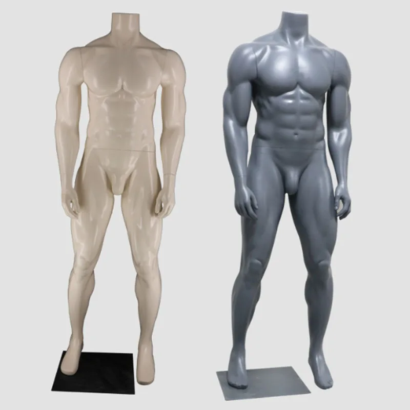 Mannequin Fiberglass Reinforced Plastic Full Body Sports Male Model Muscle Male Standing