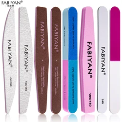 Manicure Pedicure Double-sided Polishing Nail Art File Tool Sanding Buffer Gel Remove Sponge Buffering Care Tool Accessories Set