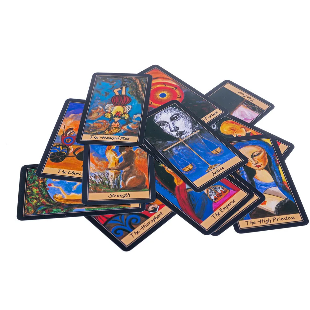 The Wheel of Fortune Tarot Card Oracle Card Entertainment Party Board Game Tarot Deck English  PDF Guidebook for personal use