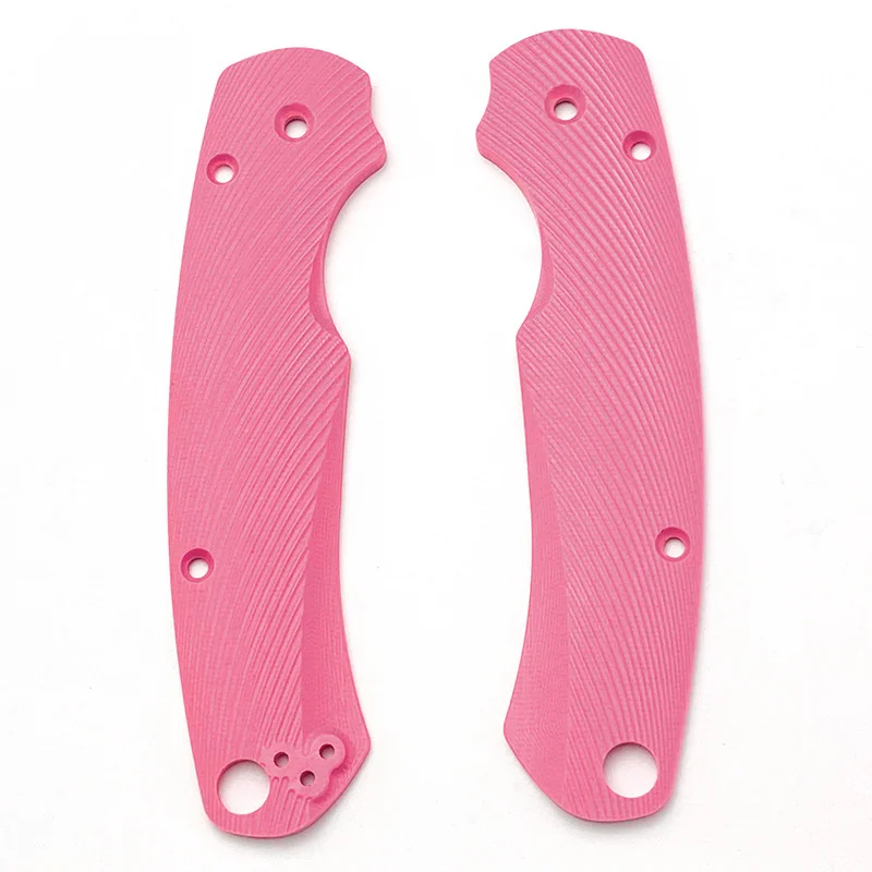 1 Pair G10 Material Folding Knife Handle Patches Grip Scales for Spyderco C81 Paramilitary 2 Para2 Spider DIY Make Accessories