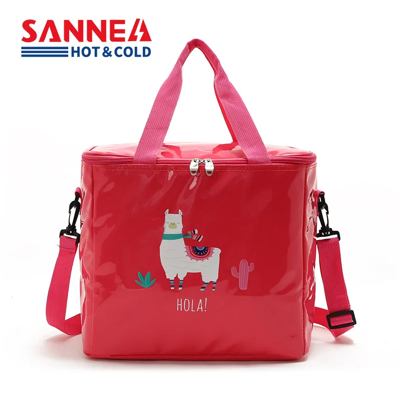 

SANNE 20L Cartoon Portable Outdoor Picnic Lunch Bag Thermal Ice Pack Large Capacity PU Waterproof Insulation Bag Cooler