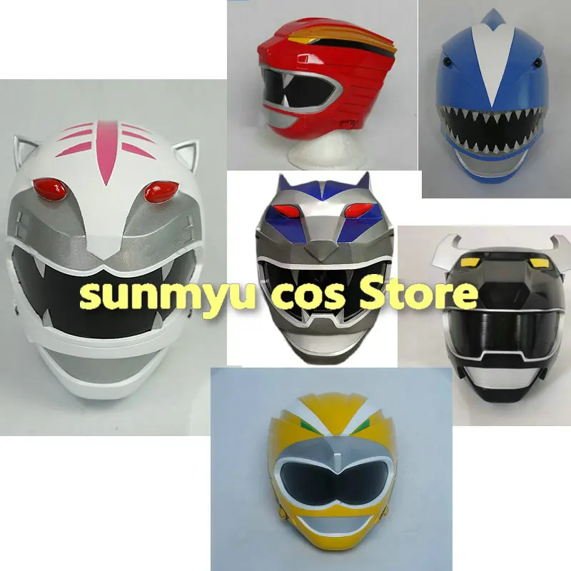 Hyakujuu Sentai Gaoranger Gao  Red White Blue Silver Yellow BlackCosplay Helmet Mask  resin material