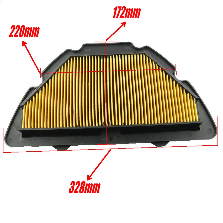 Motorcycle Dual Foam Layer Sponge Air Cleaner Filter For Yamaha YZF R1 2004 2005 2006 OEM:5VY-14451-00-00 Engine Filters Parts