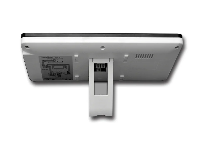 Sistema de intercomunicación con cable de 9 pulgadas, kit de videoportero con Keyfobs RFID, visión nocturna IR, cámara impermeable