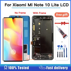 AMOLED LCD Display Original For Xiaomi Mi Note 10 Lite LCD For Xiaomi Mi note 10 LCD Display LCD Screen Touch Digitizer Assembly